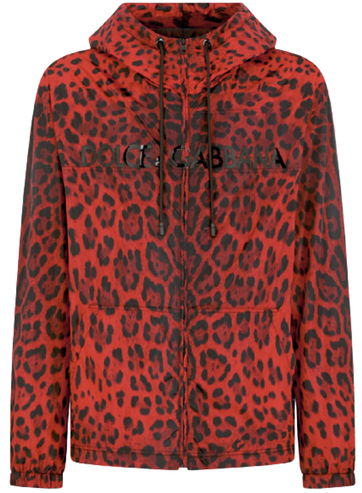 Dolce & Gabbana Leopard Print Nylon Jacket