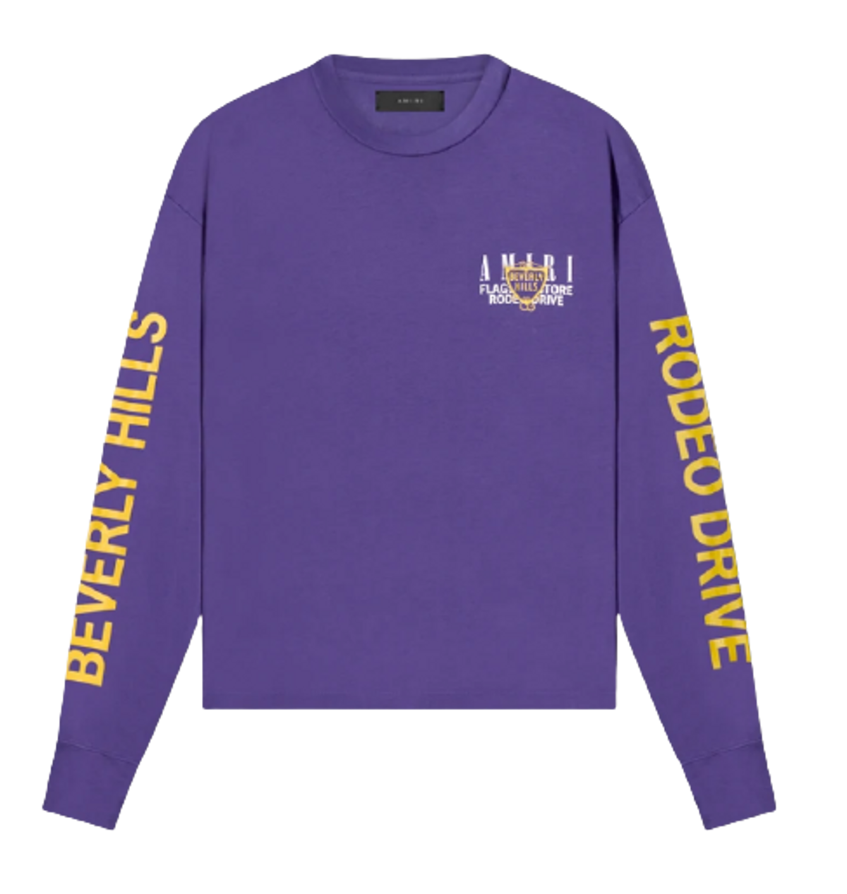 Amiri Purple Beverly Hills Long Sleeve