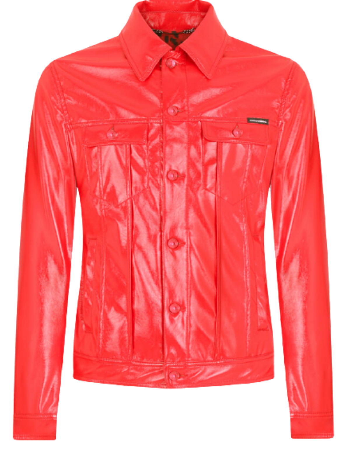 Dolce & Gabbana Fabric Red Jacket