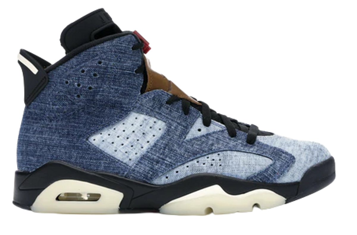 Jordan Air Jordan 6 Retro Washed Denim Sneakers