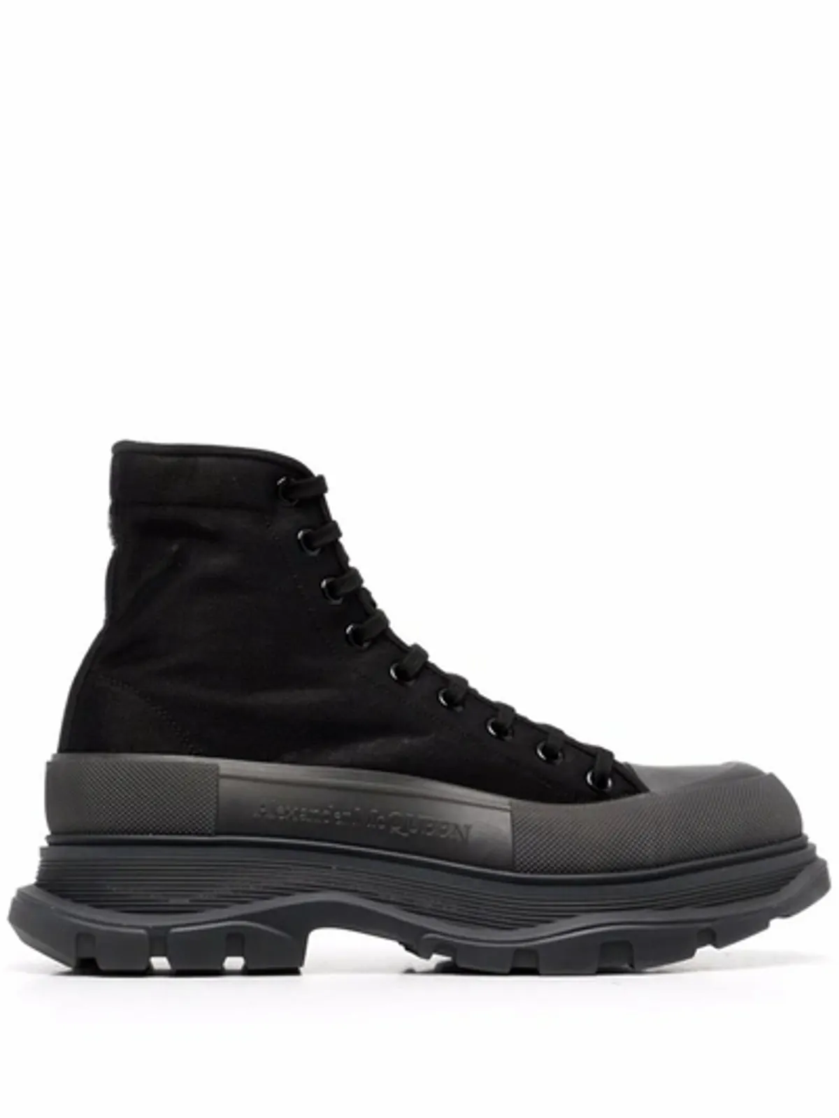 Alexander McQueen Tread Slick Black Boots