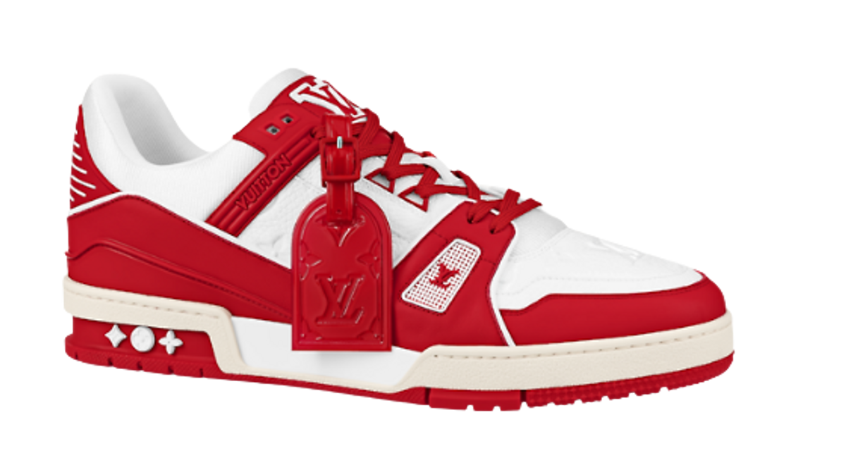 Louis Vuitton Trainer Red Sneakers