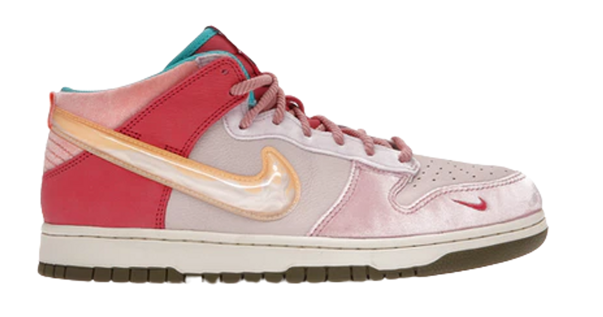 Nike Dunk Mid Social Status Free Lunch Strawberry Milk Sneakers