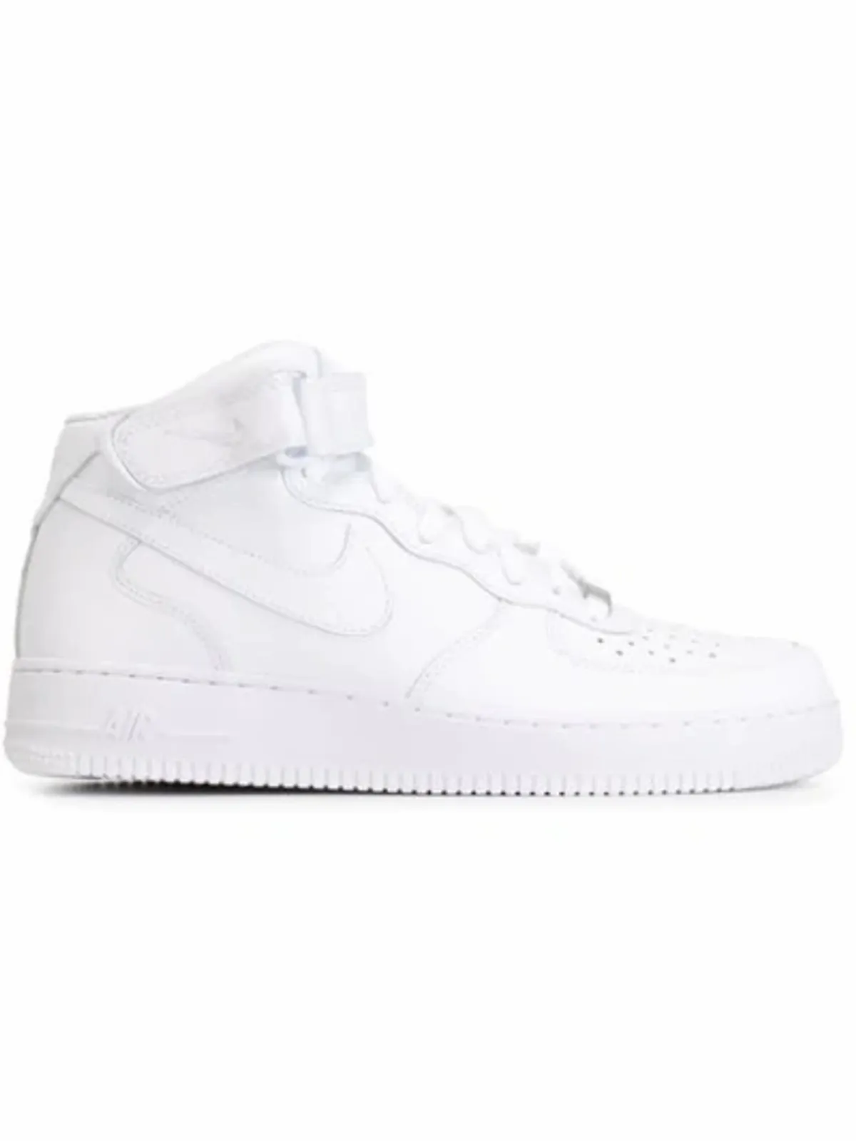 Nike White Air Force 1 07 Mid Sneakers In 111 White/w
