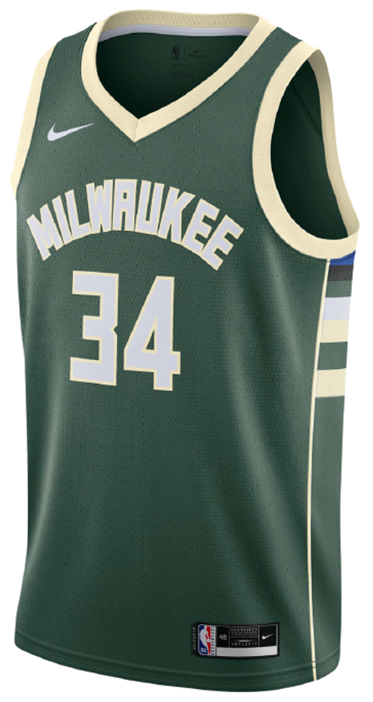 Nike Giannis Antetokounmpo Bucks Icon Edition 2020 Nba Swingman Jersey