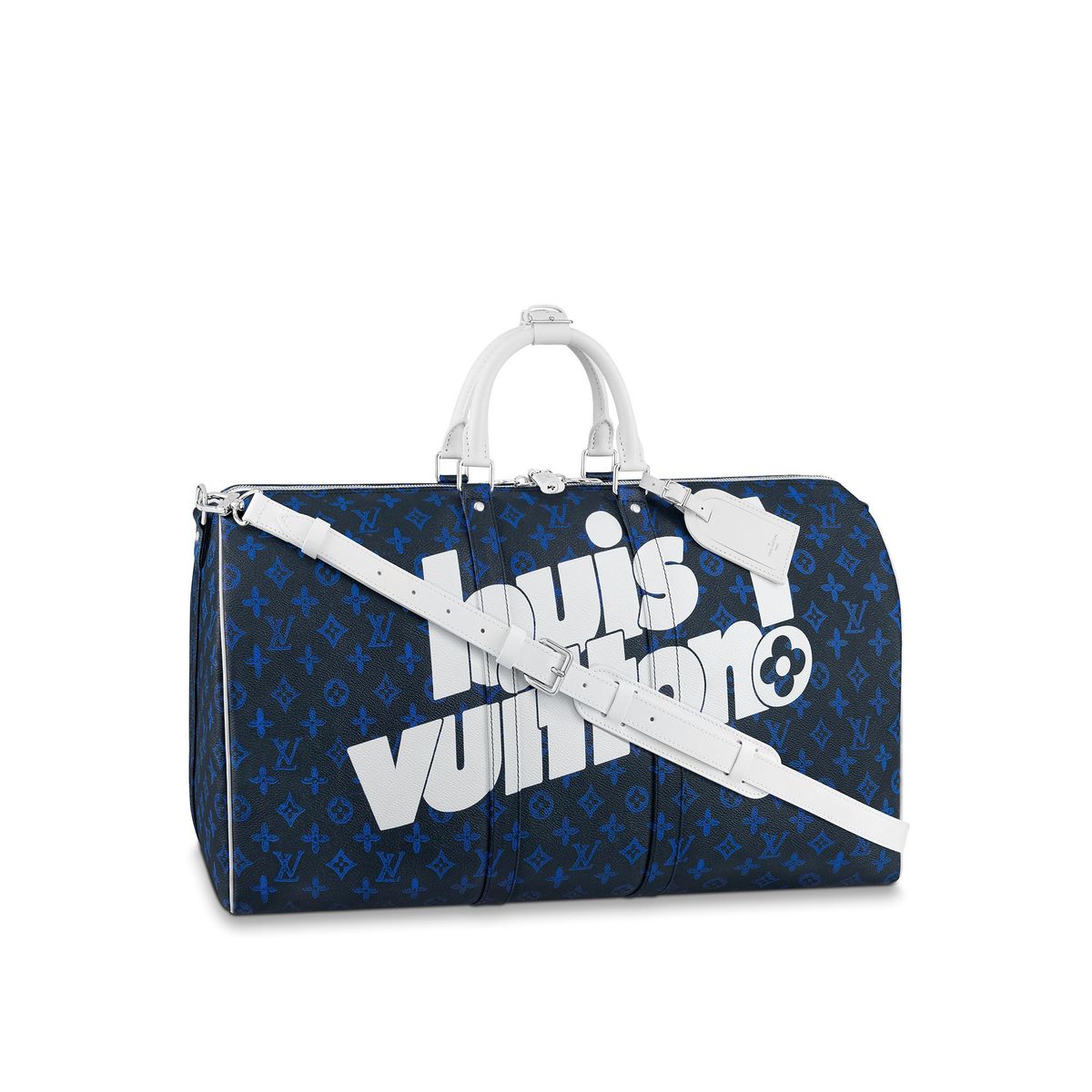 Louis Vuitton Keepall 50 Monogram Blue