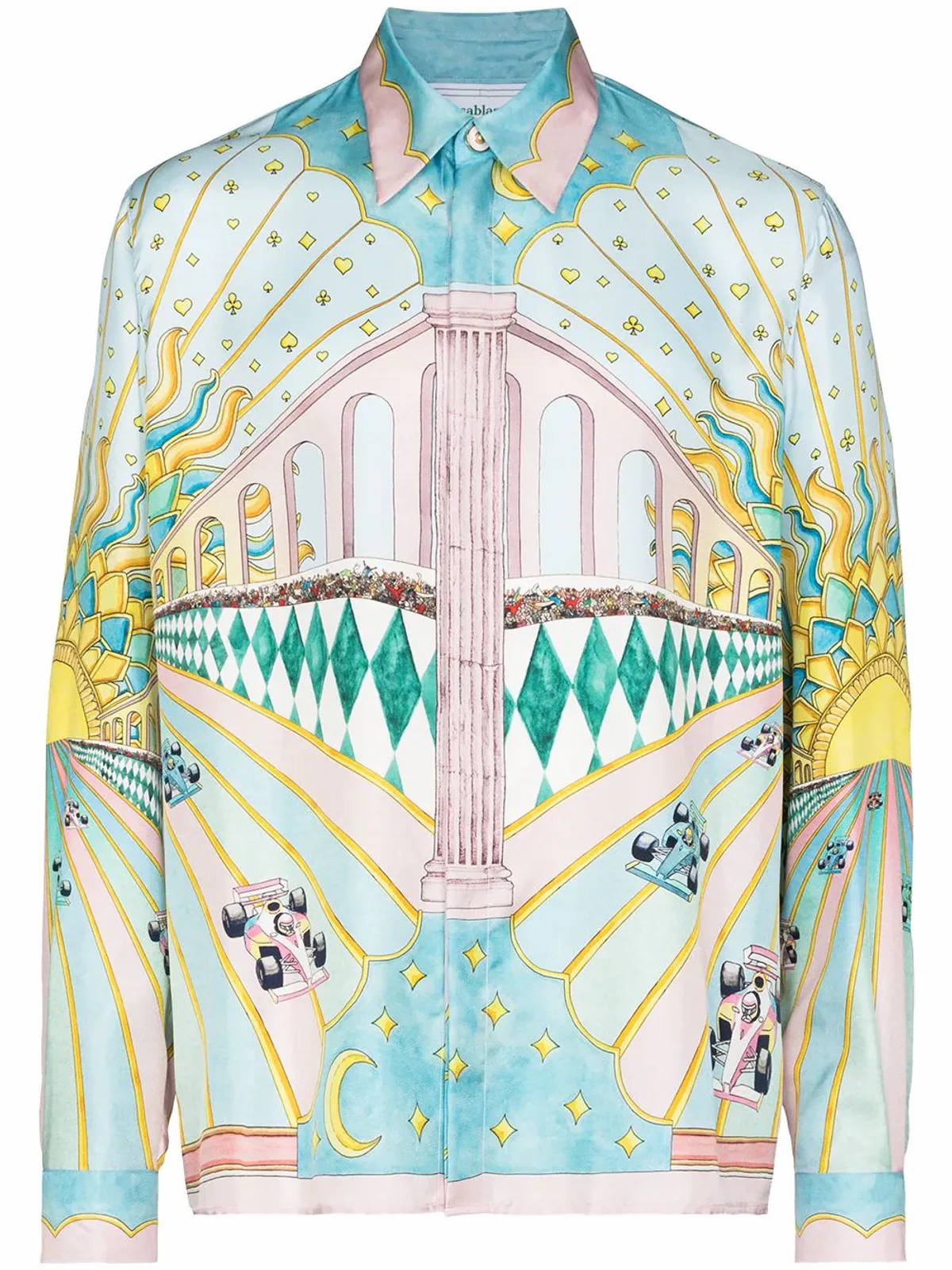 Casablanca Multicolor La Course Ideale Print Shirt
