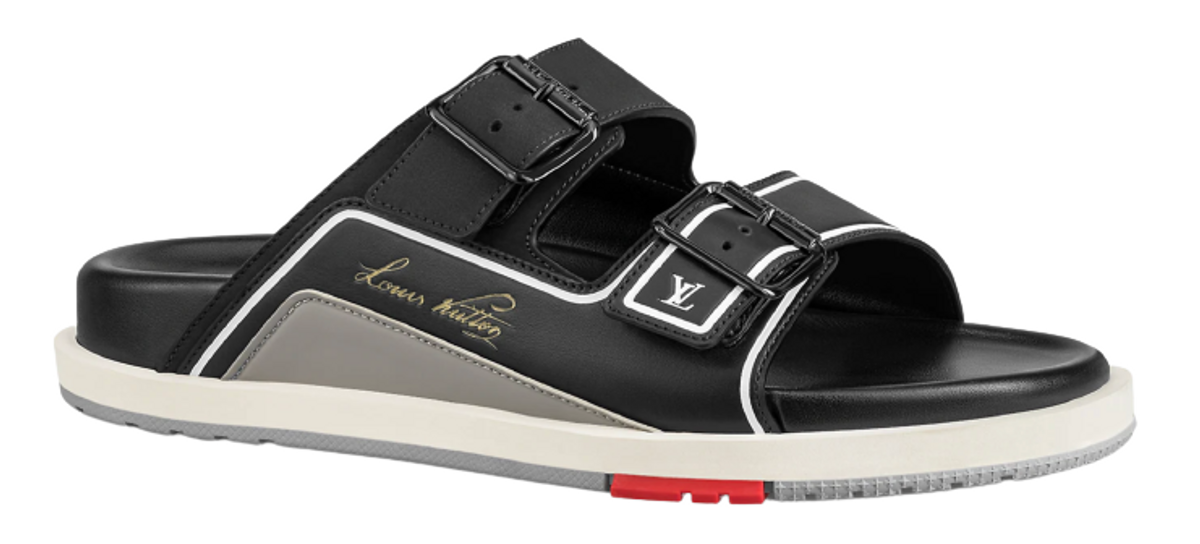 Louis Vuitton Lv Trainer Black Mules
