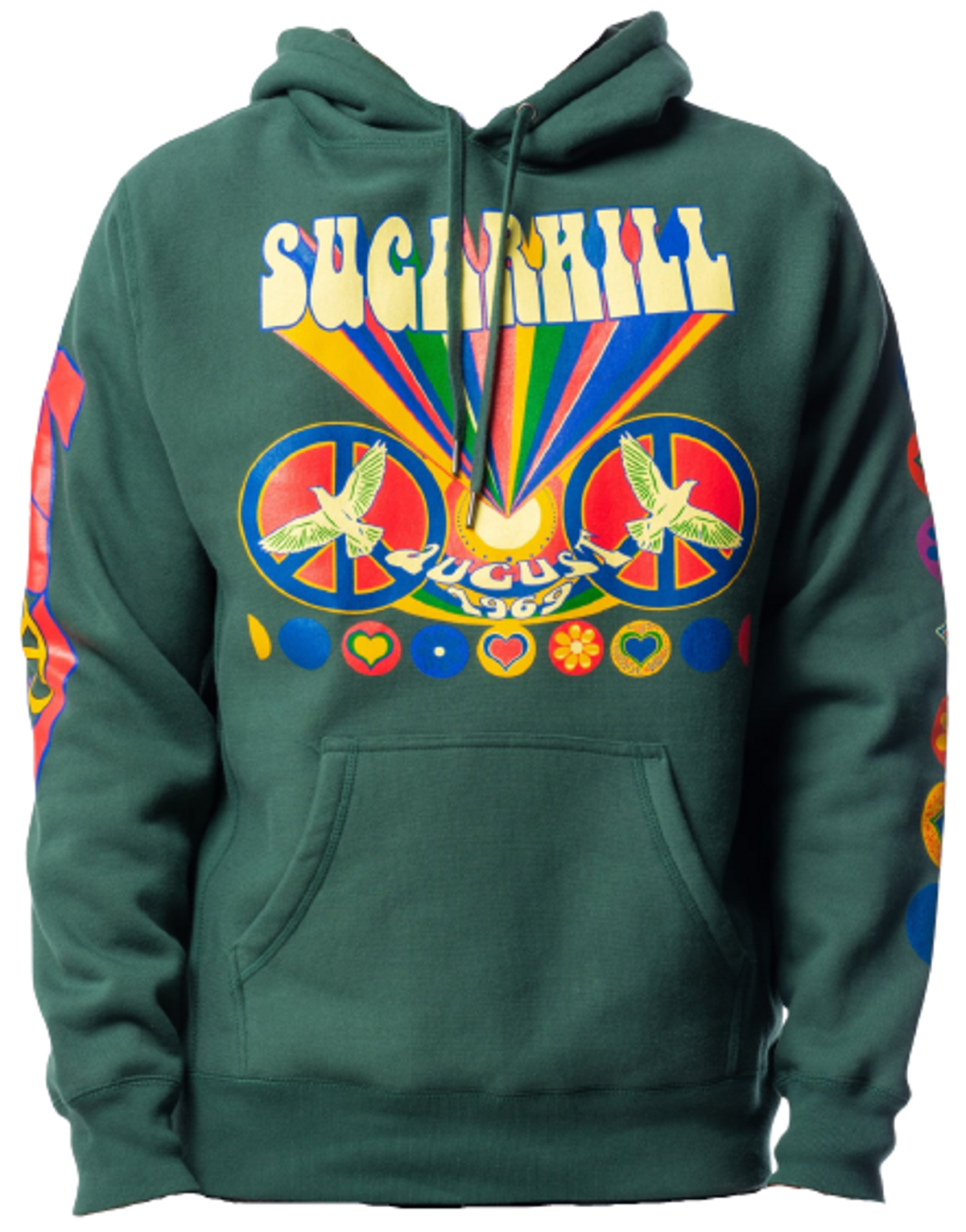 Sugarhill Woodstock Alpine Green Hoodie