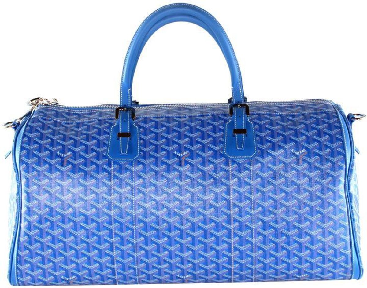 Goyard Croisiere 50 Duffel Blue Weekend/travel Bag WHAT’S ON THE STAR?