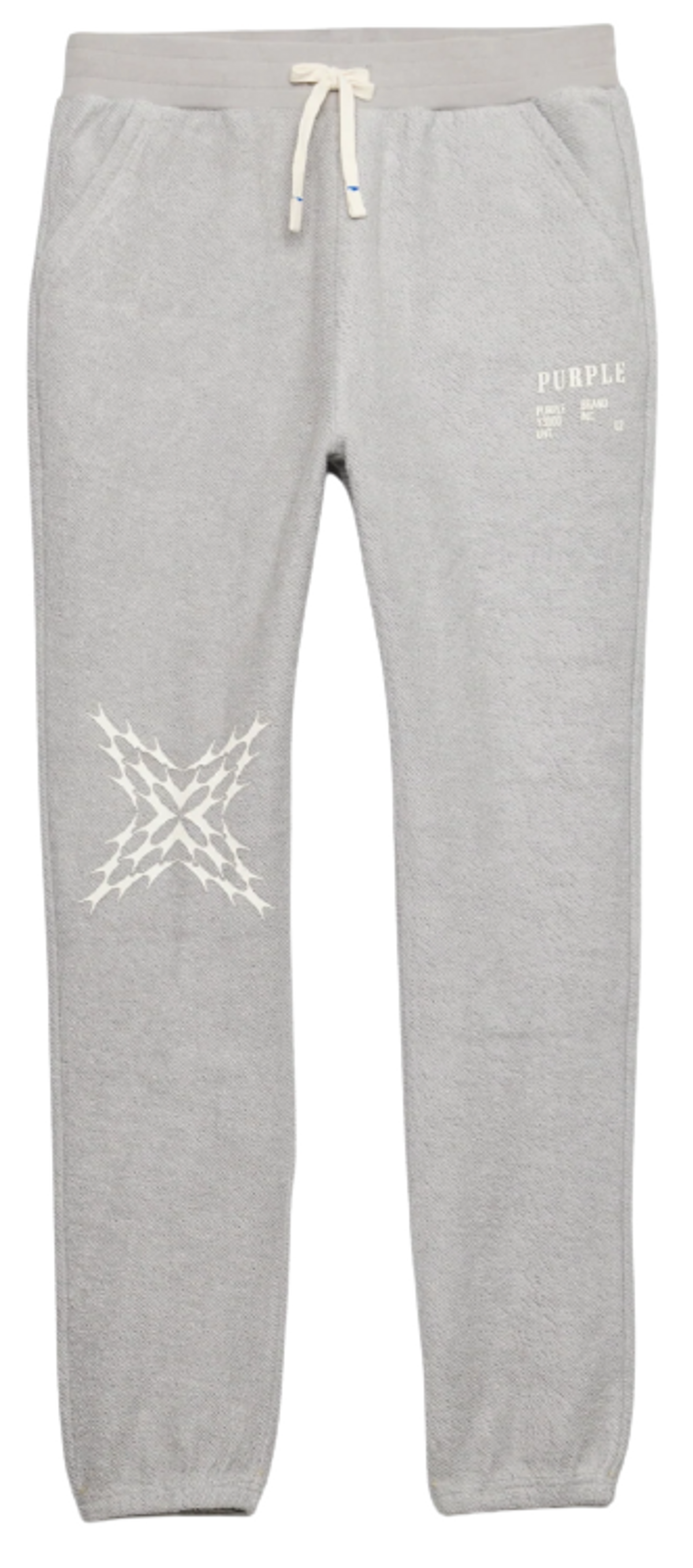 Purple Brand P407 Exclusive Inside Out Worn Grey Sweatpants