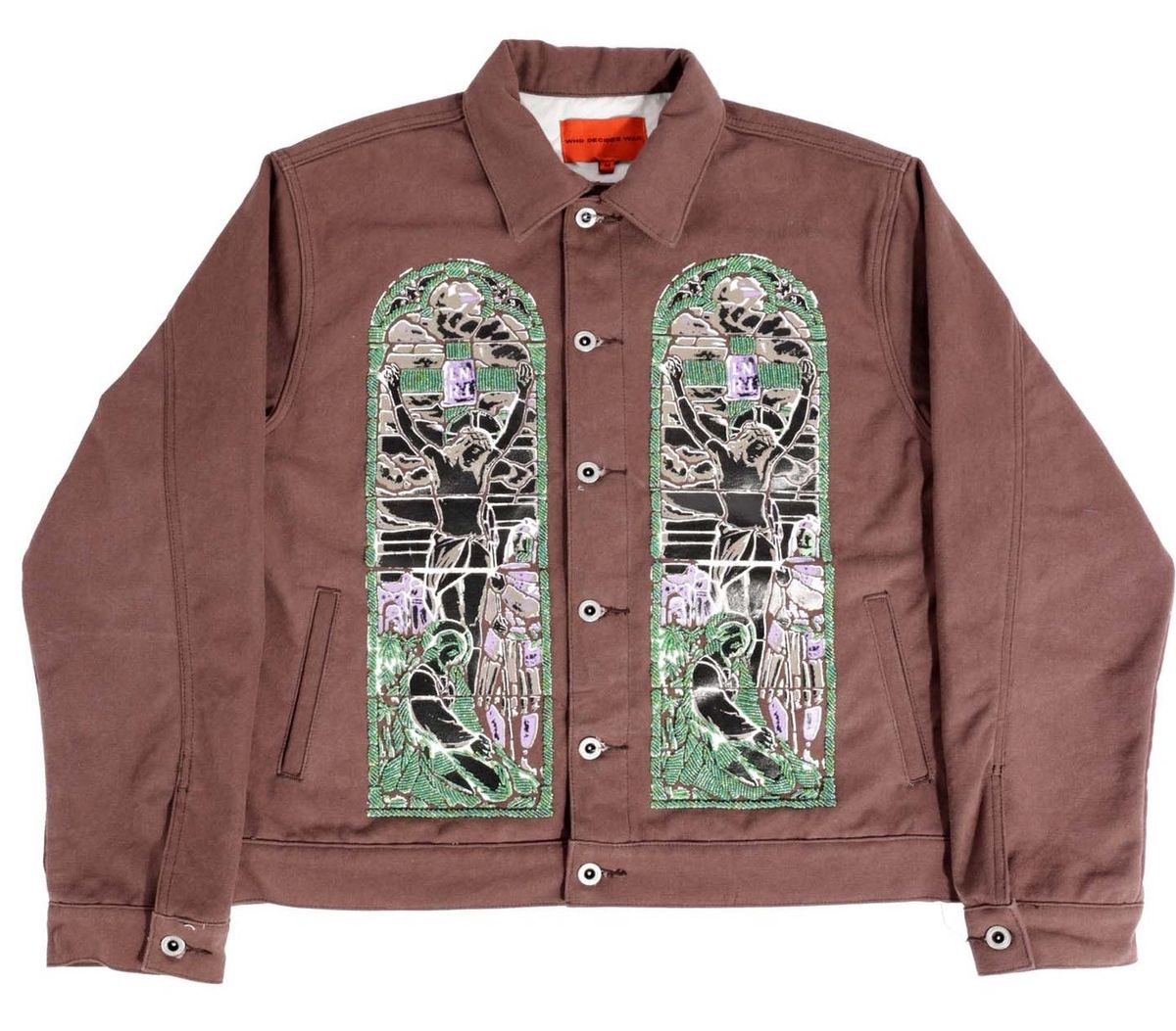 Who Decides War Seven Sayings Beaded Jacket