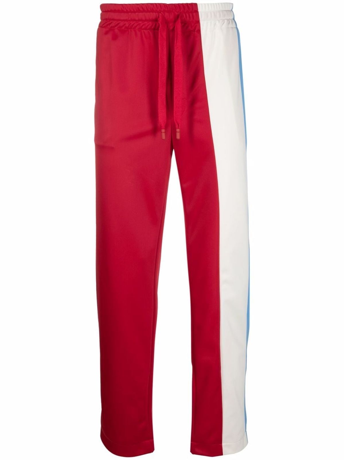 Dolce & Gabbana Colour-block Track Pants In Red