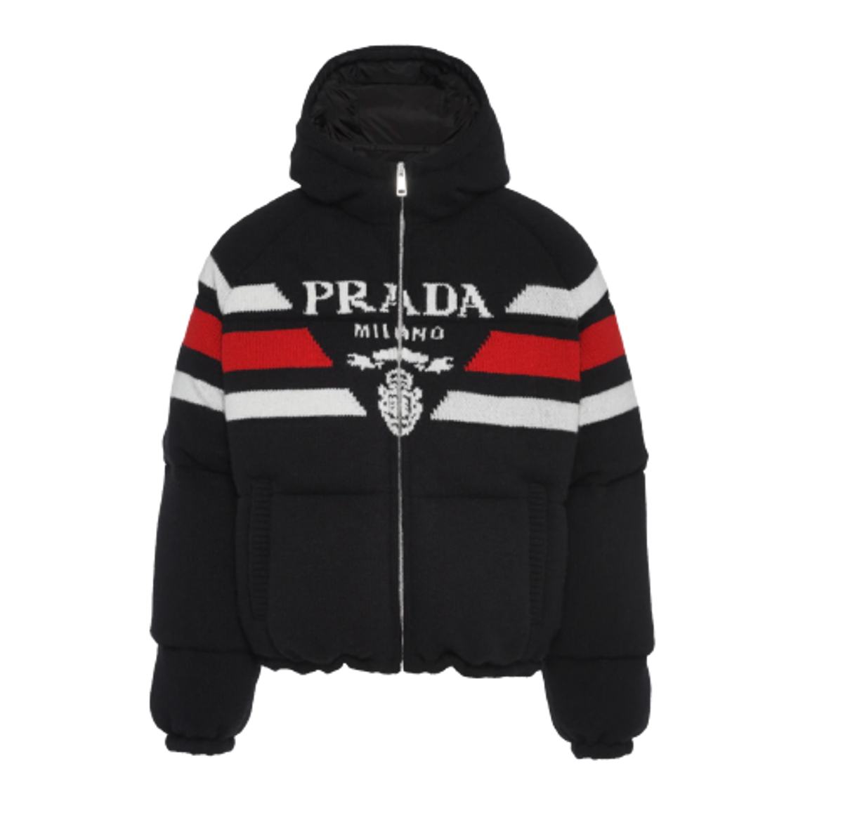 Prada Cropped Cashmere Down Jacket