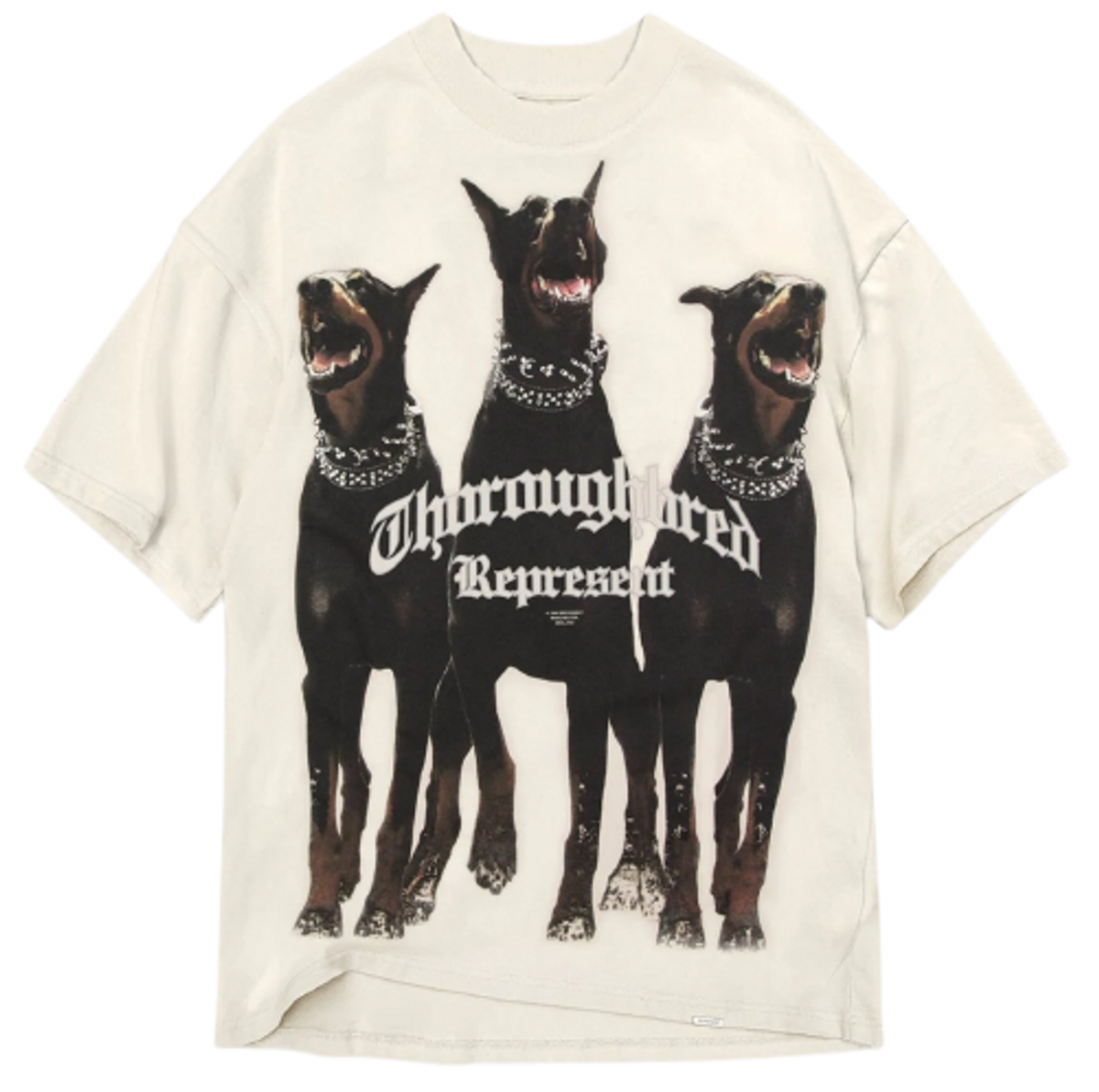 Represent Vintage White Thoroughbred T-Shirt