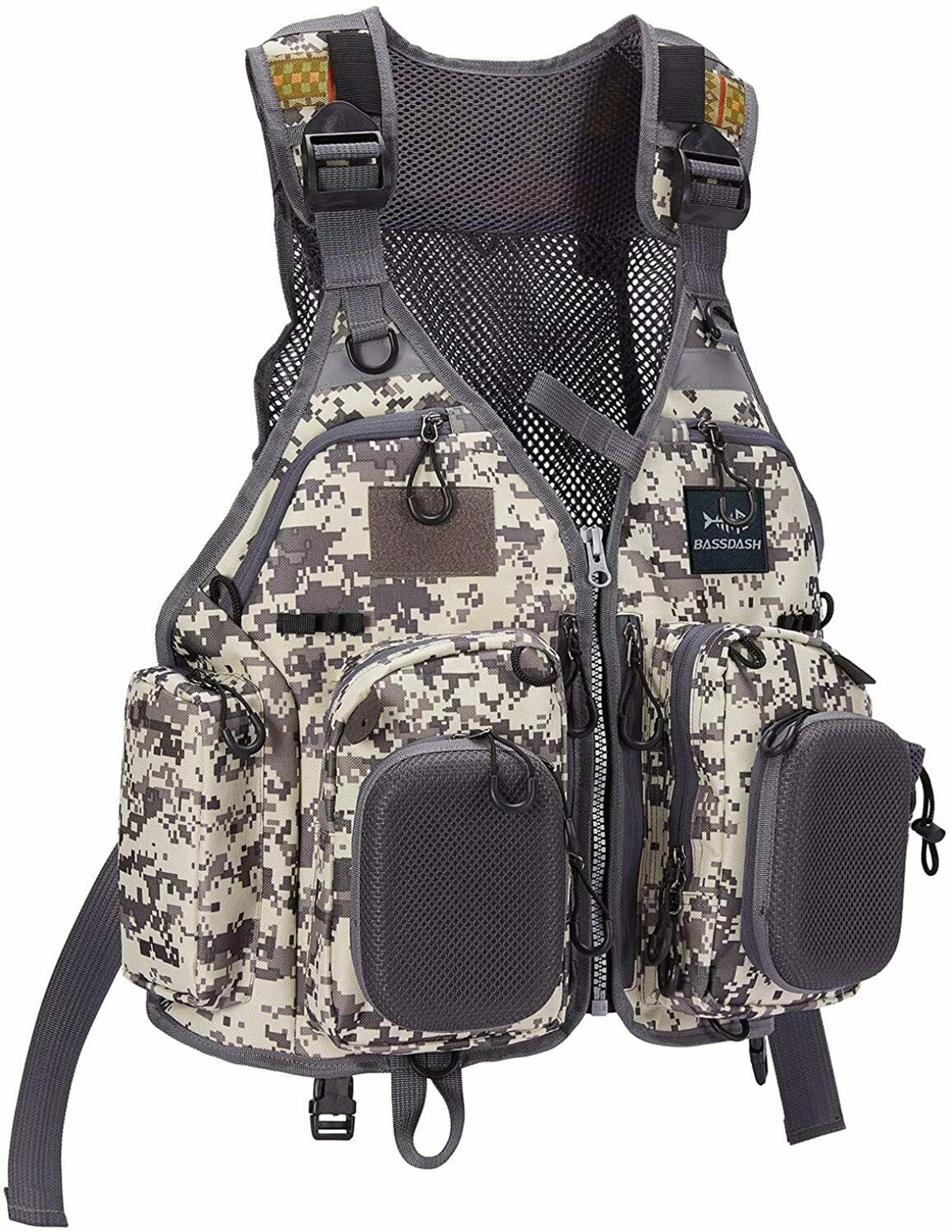 Bassdash Fly Fishing Vest Multi Pocket Waistcoat