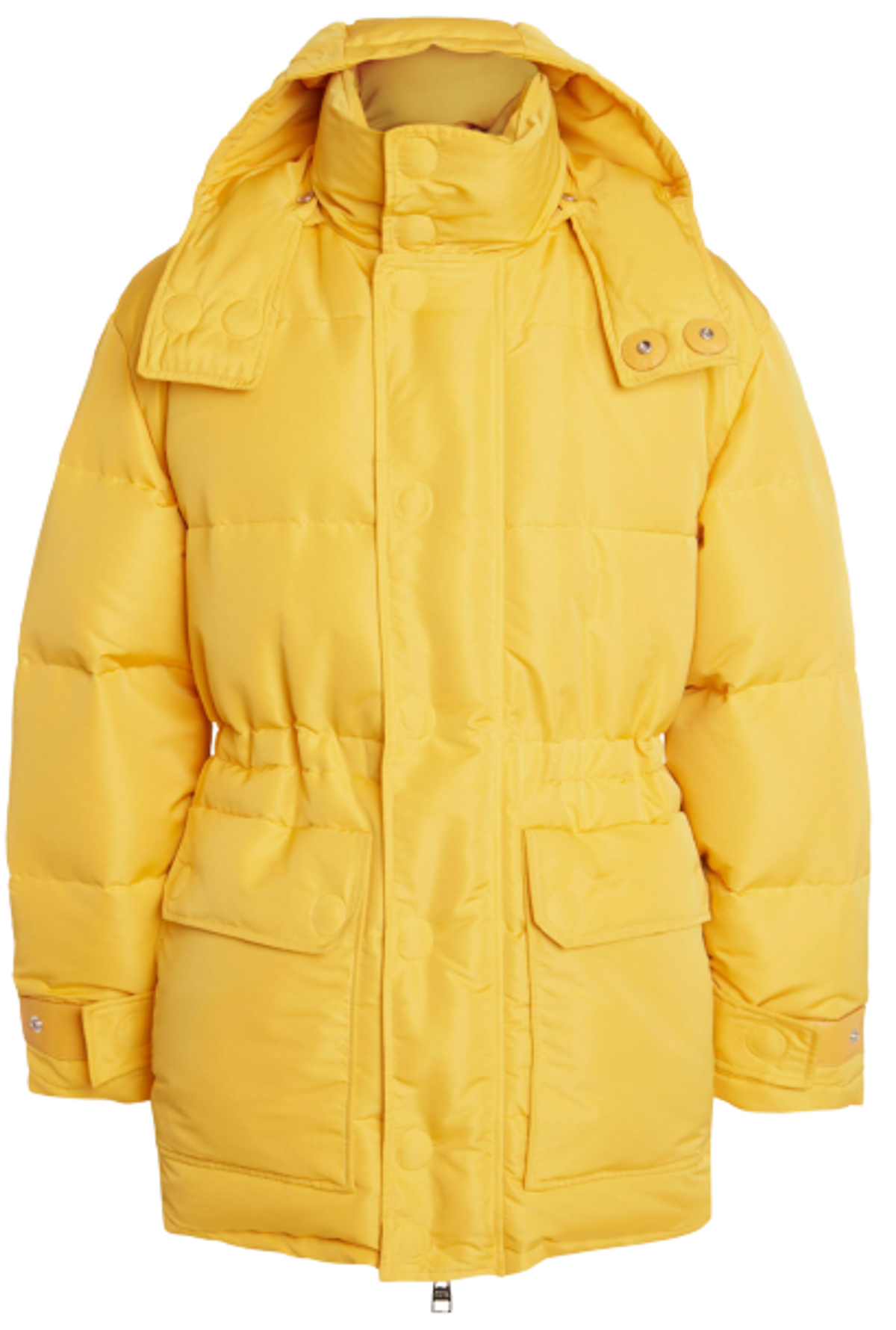 Alexander McQueen Graffiti Pop Yellow Oversized Puffer Jacket