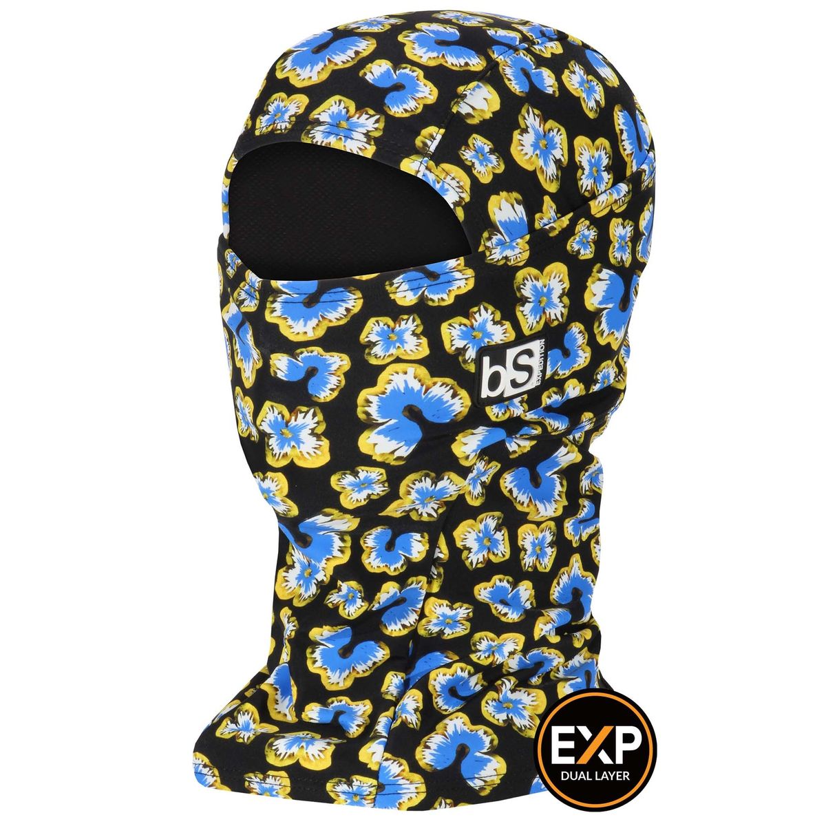 BlackStrap The Expedition Floral Blue Stars Hood Balaclava
