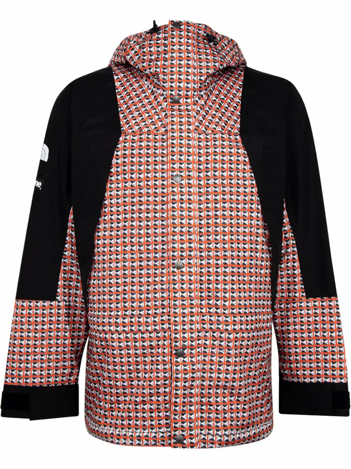 Supreme × The North Face Mountain Light Studded Red Jacket