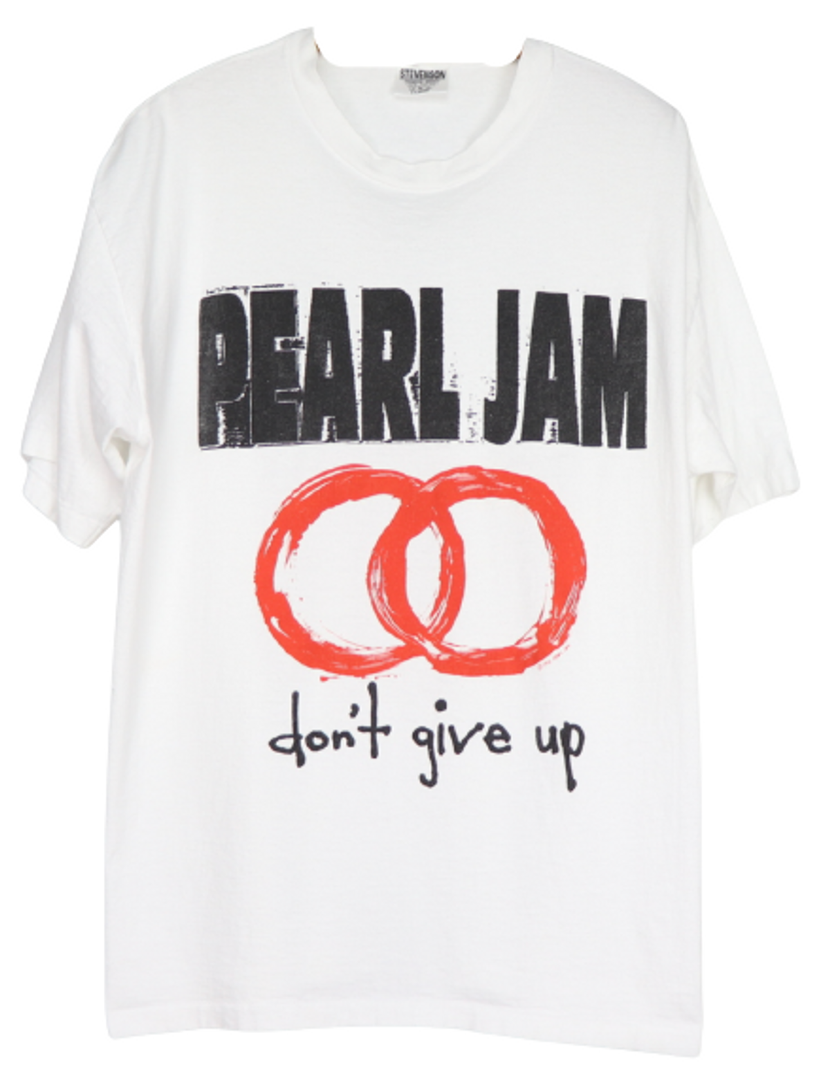WyCo Vintage 1992 Pearl Jam Dont Give Up Summer Euro Tour T-Shirt