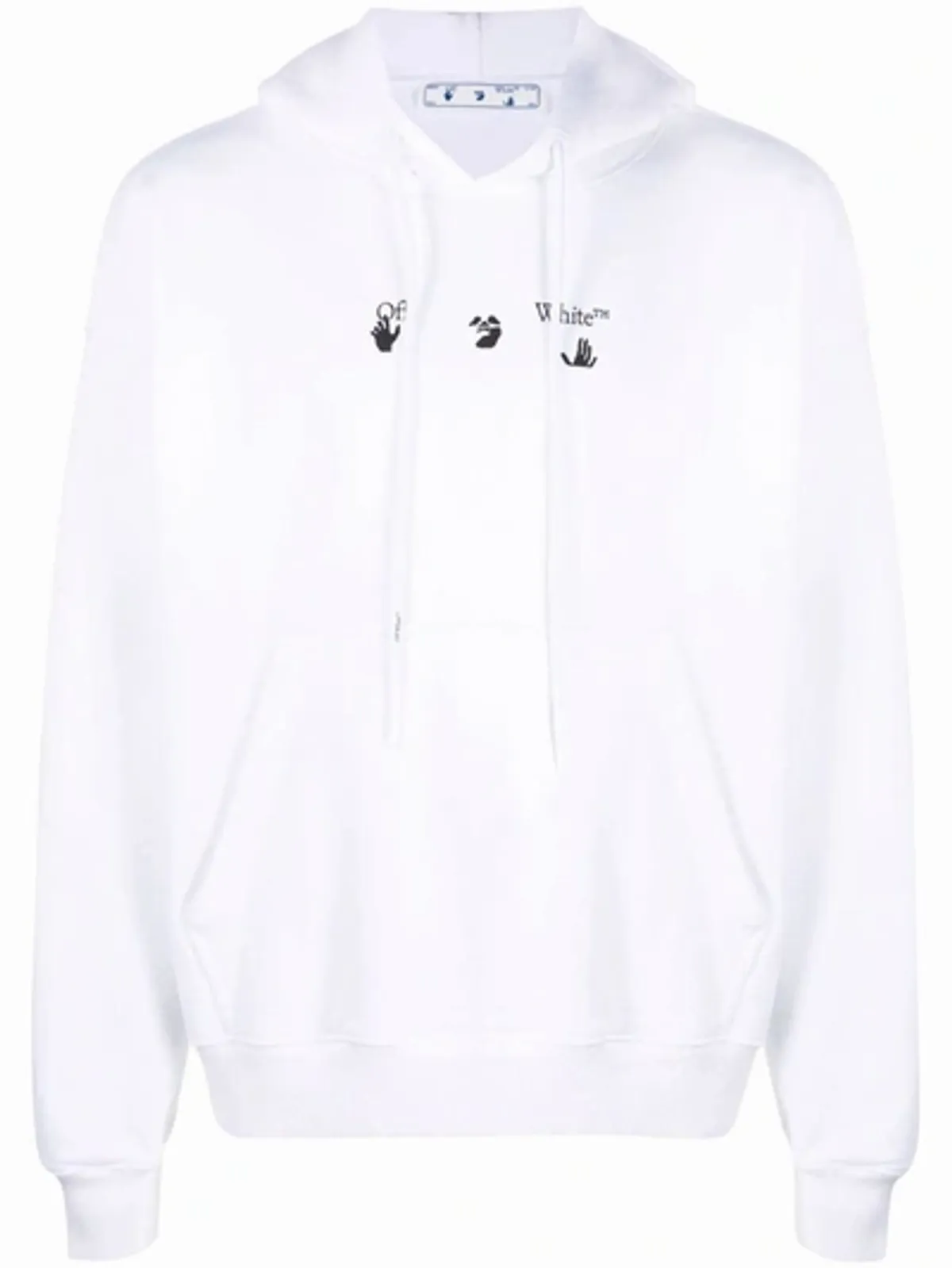 Off-White Arrows Motif White Hoodie