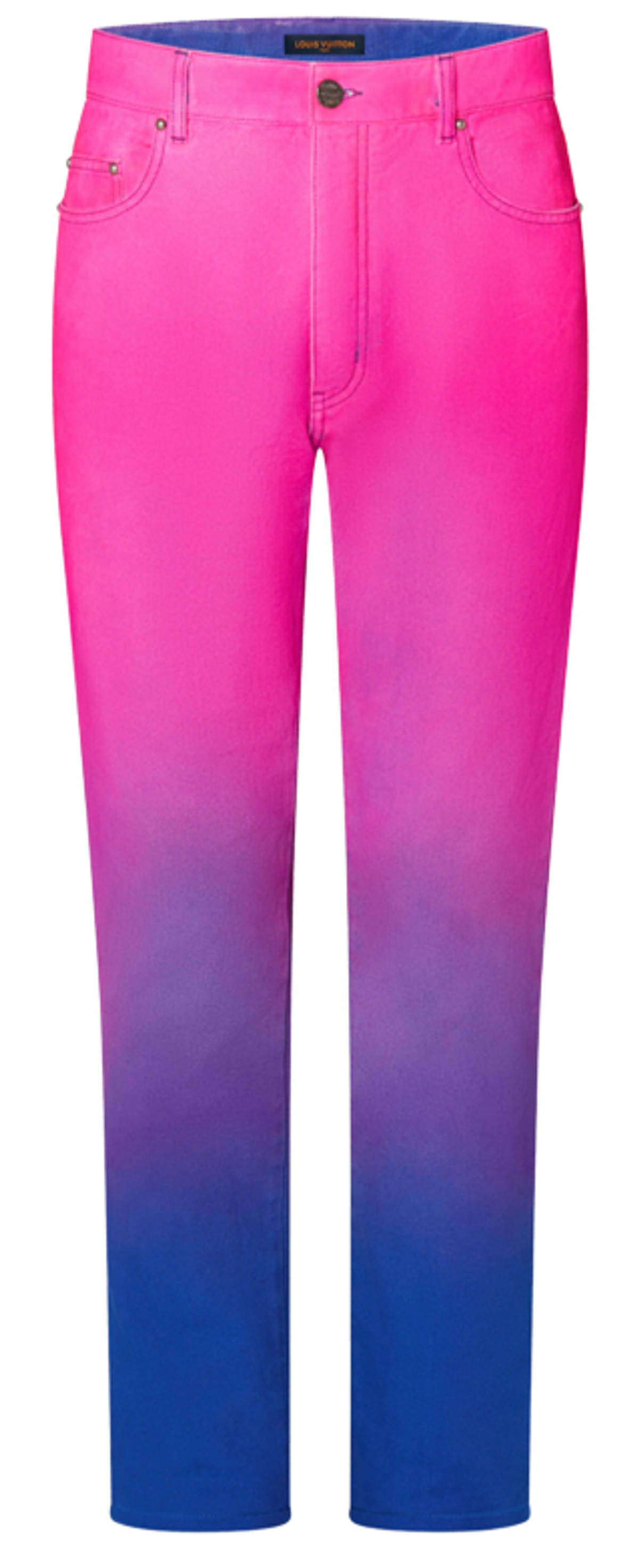 Louis Vuitton Gradient Blue/Pink Denim Pants
