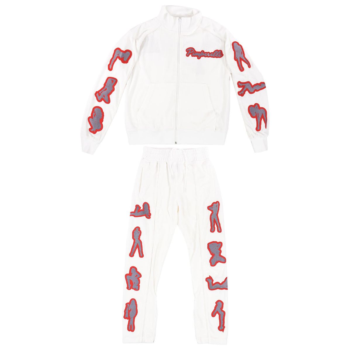 Pimperelli Girls White Jumpsuit