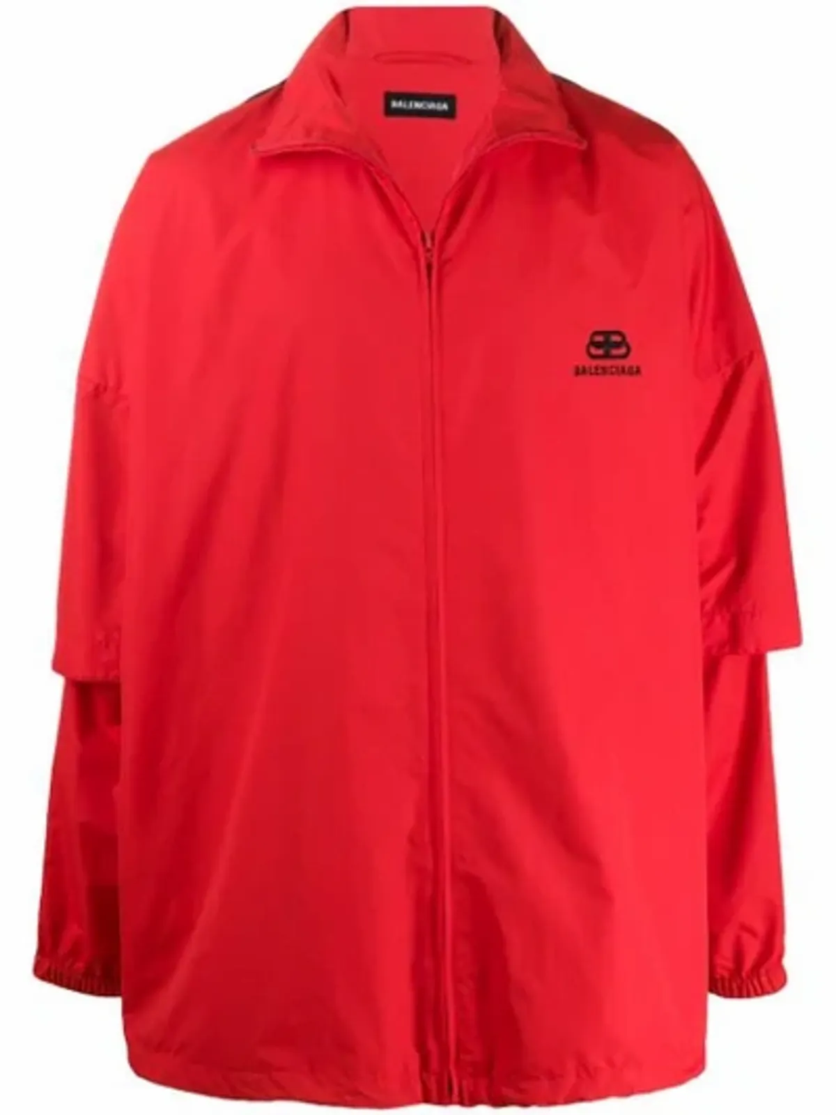 Balenciaga Double Sleeve Jacket In Masai Red