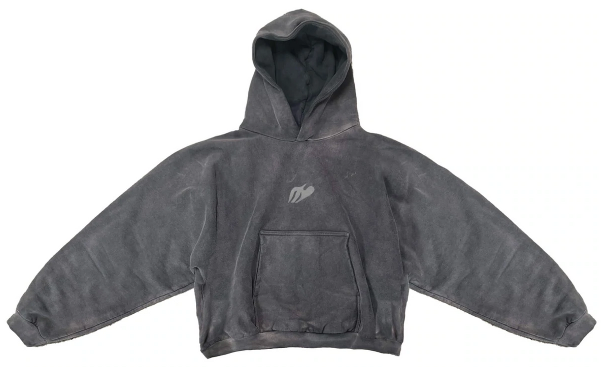Kanye West Merch Donda Slam Washed Black Hoodie
