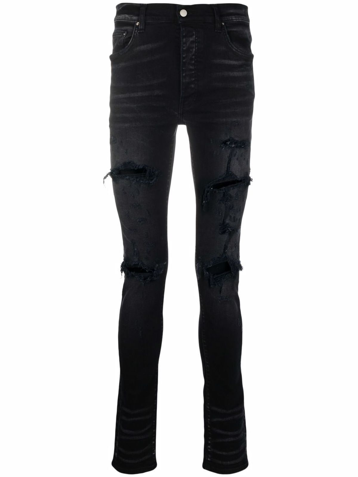 Amiri Trasher Plus Skinny Black Jeans