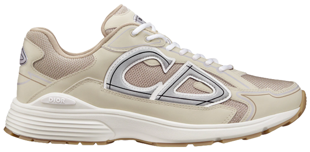 Dior B30 Cream Mesh and Technical Fabric Sneakers