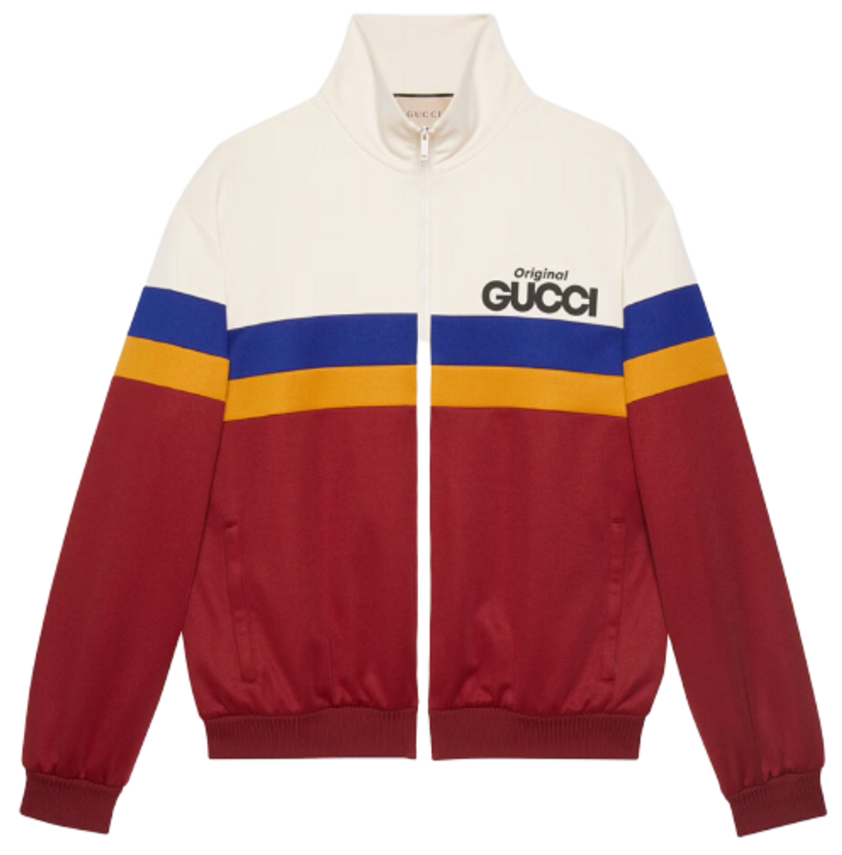 Gucci Original Gucci Print Jersey Red/Beige Jacket