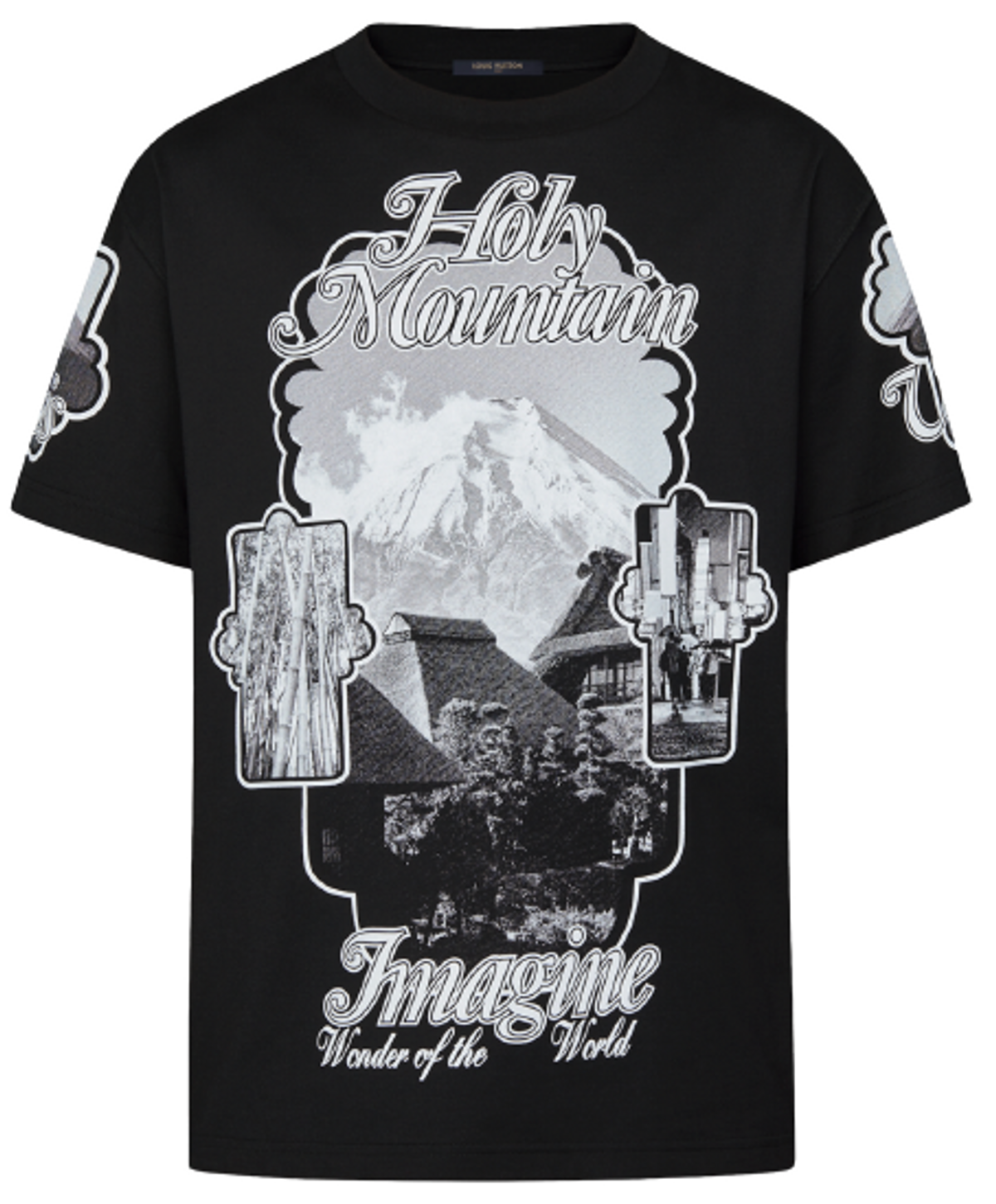 Louis Vuitton Holy Mountain Printed Black T-Shirt