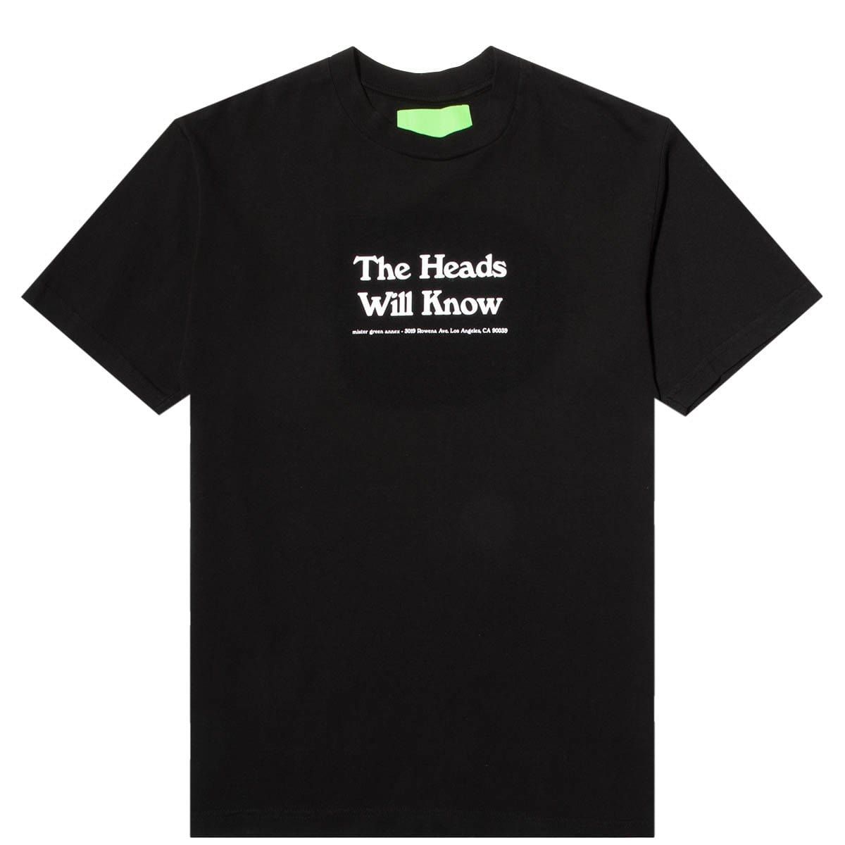 Mister Green The Heads Will Know Black T-Shirt