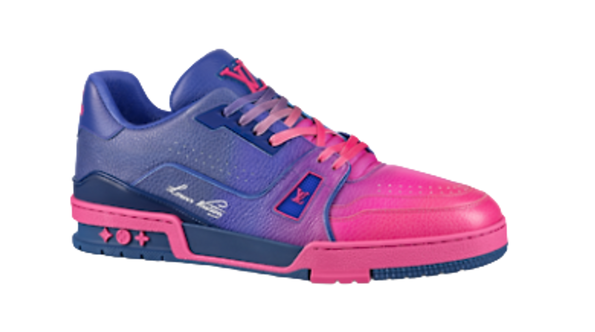 Louis Vuitton Pink LV Trainer Sneakers