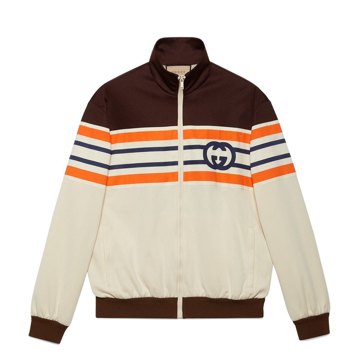 Gucci DSM Special Jersey Zipped Dark Chocolate Jacket