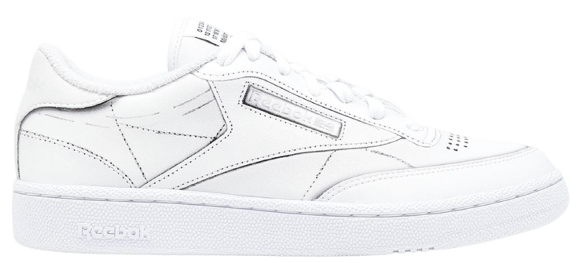 Maison Margiela × Reebok Club C White Sneakers