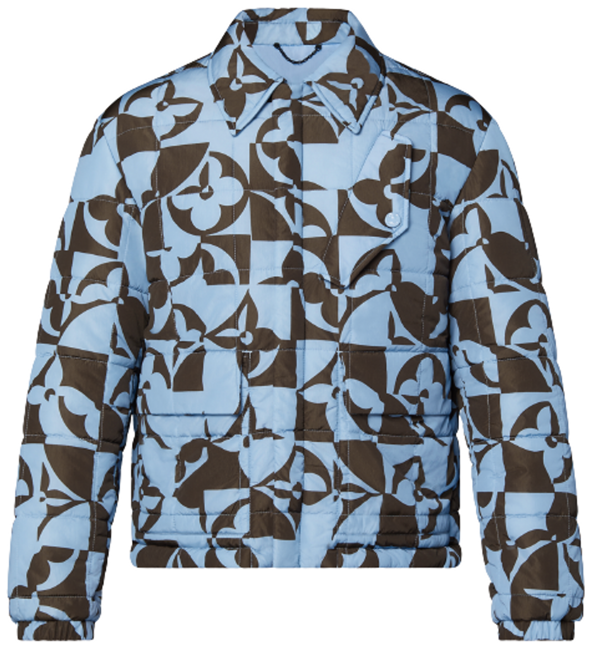 Louis Vuitton Monogram Flowers Quilted Blouson Jacket