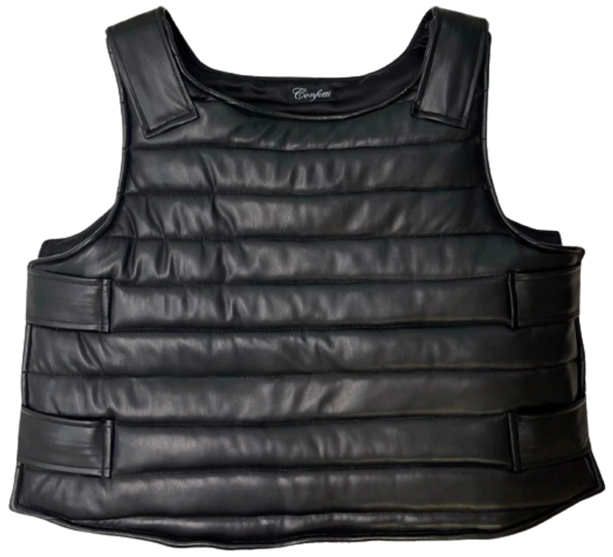 Confetti Black Shield Vest