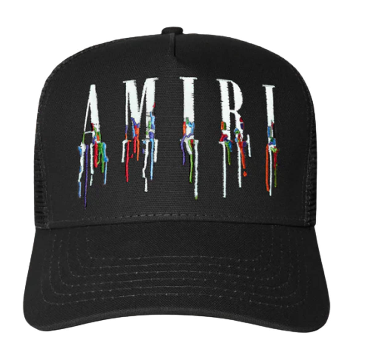 Amiri Paint Drip Core Logo Hat