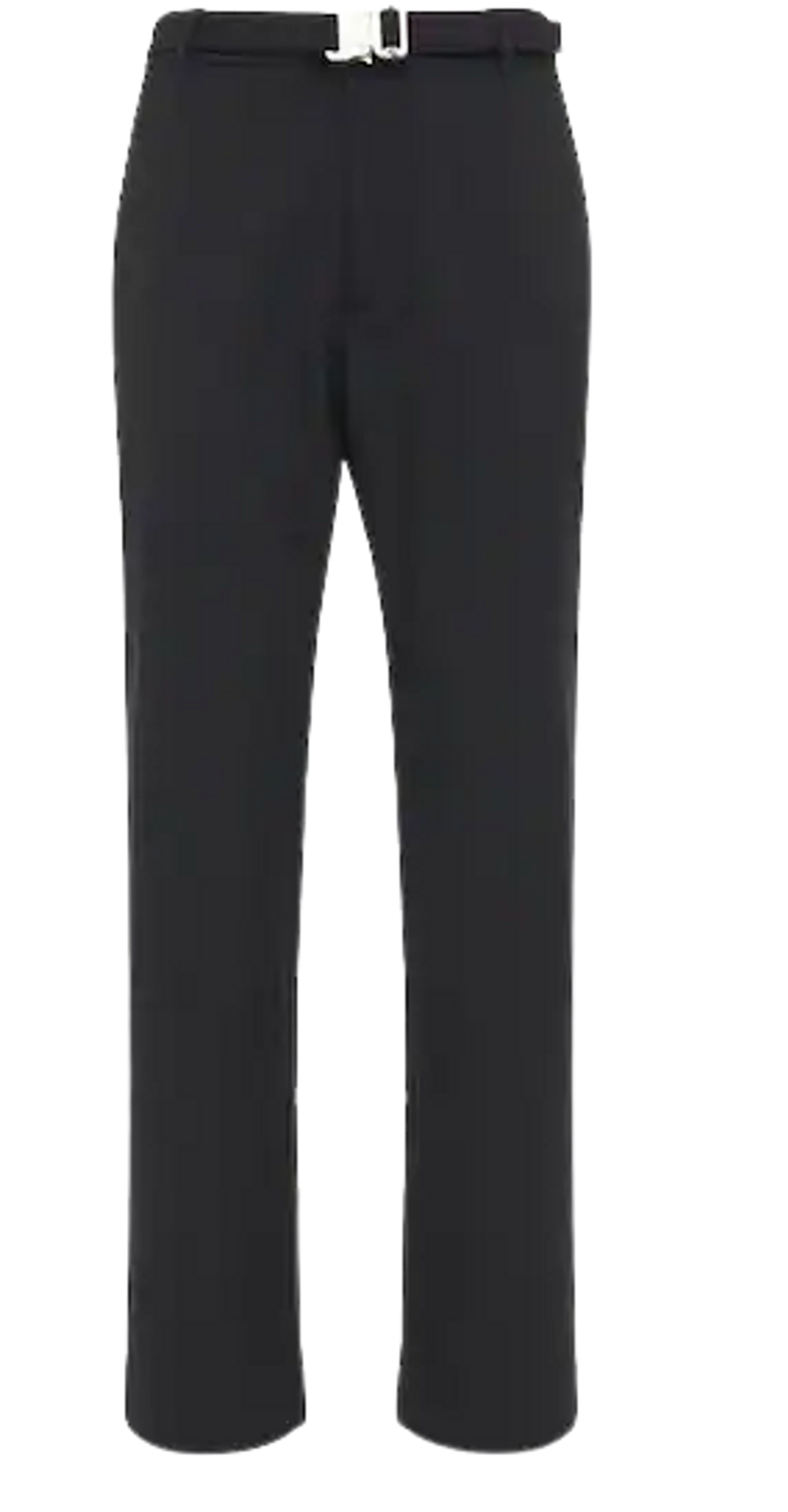 Alyx Wool Blend Suit Metal Buckle Black Pants