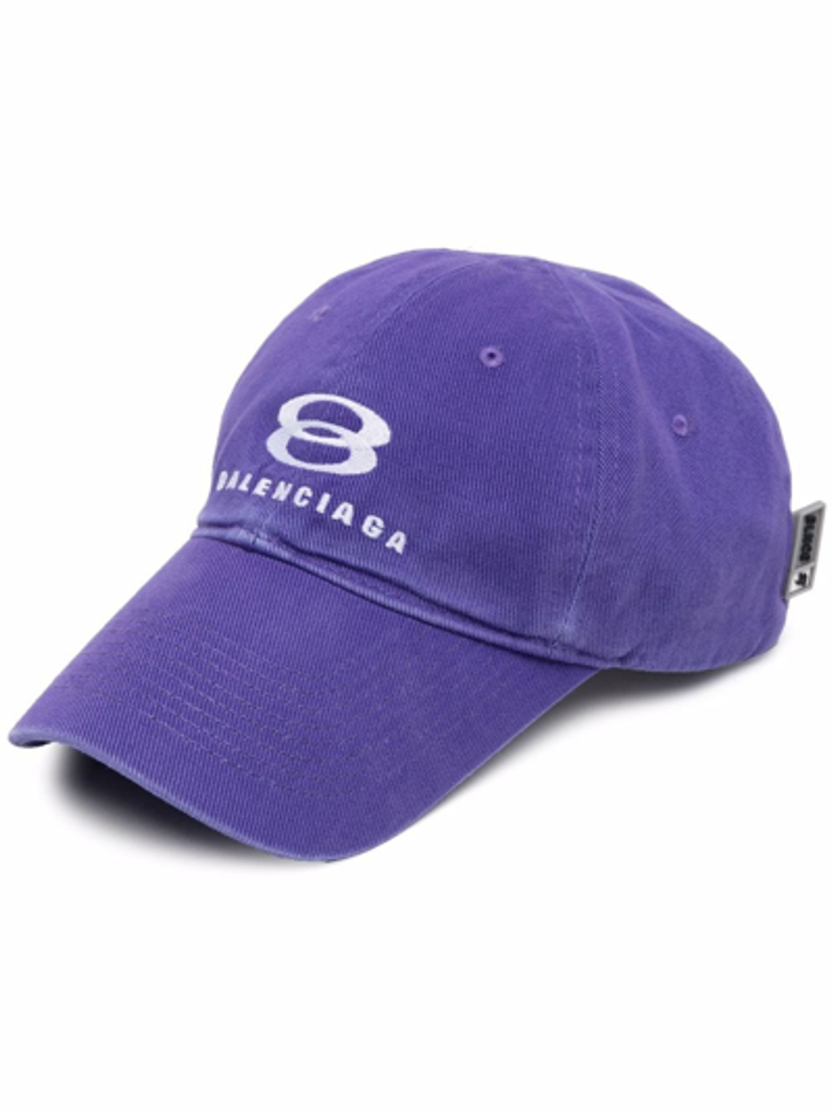 Balenciaga Logo-Embroidered Violet Snowboarding Cap