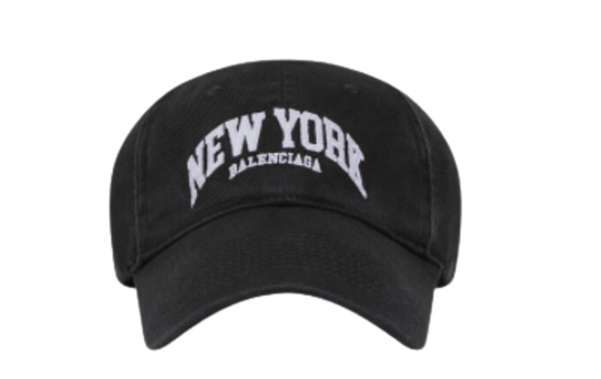 Balenciaga Black Cities New York Cap