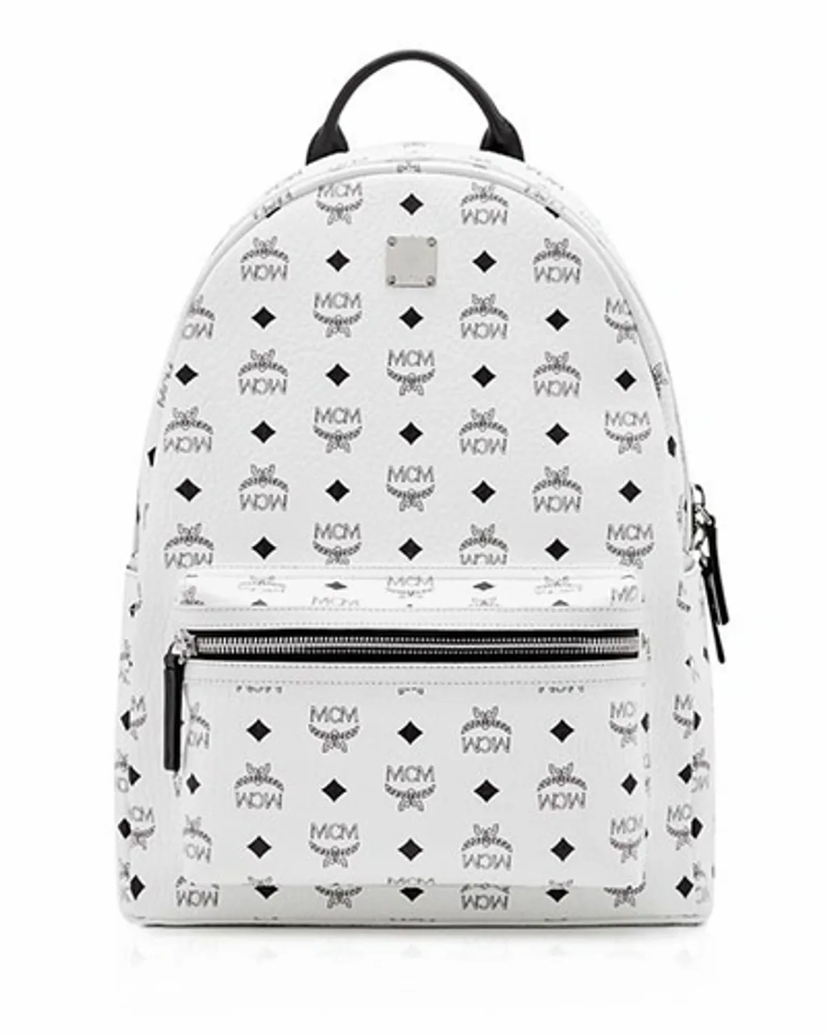 MCM Stark Backpack Visetos Medium White