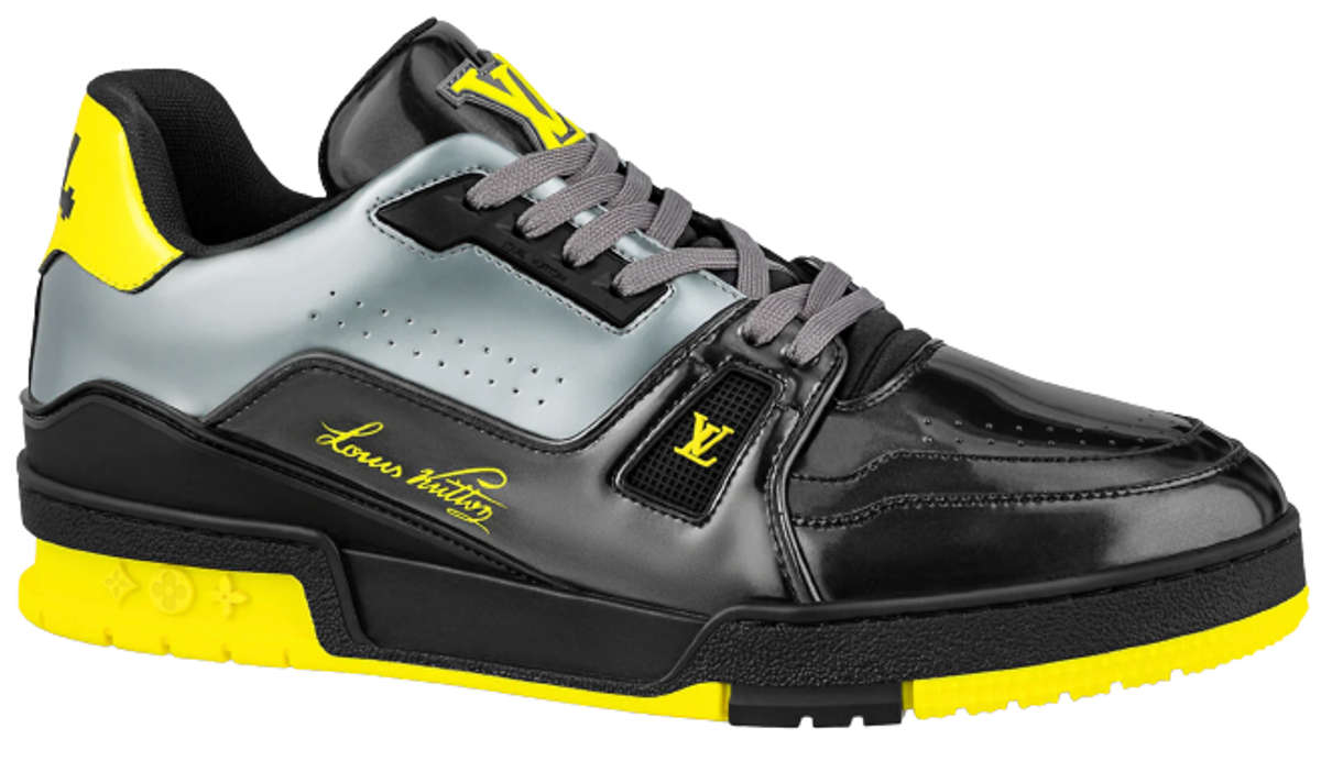 Louis Vuitton LV Black Trainer Sneakers