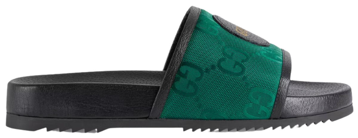 Gucci Gucci Off The Grid Green Slides