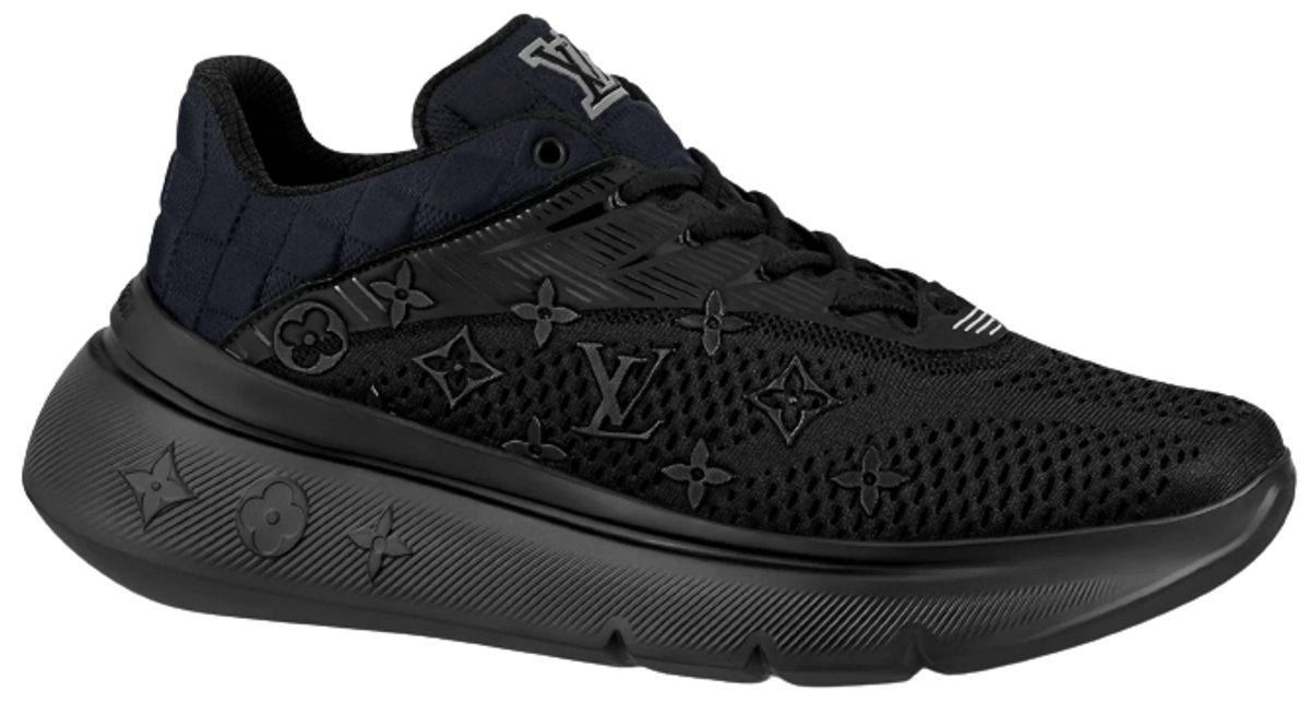 Louis Vuitton Show Up Black Sneakers