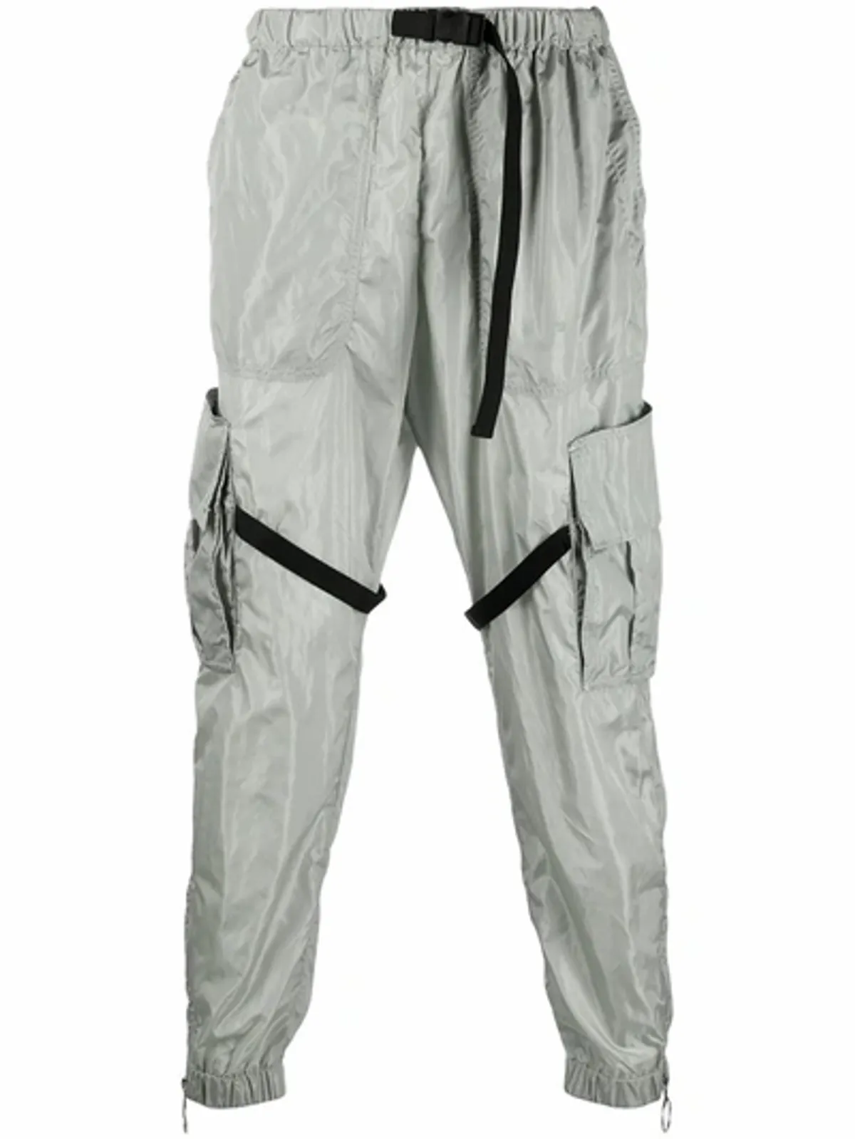 Off-White Elasticated-Waist Grey Cargo Pants