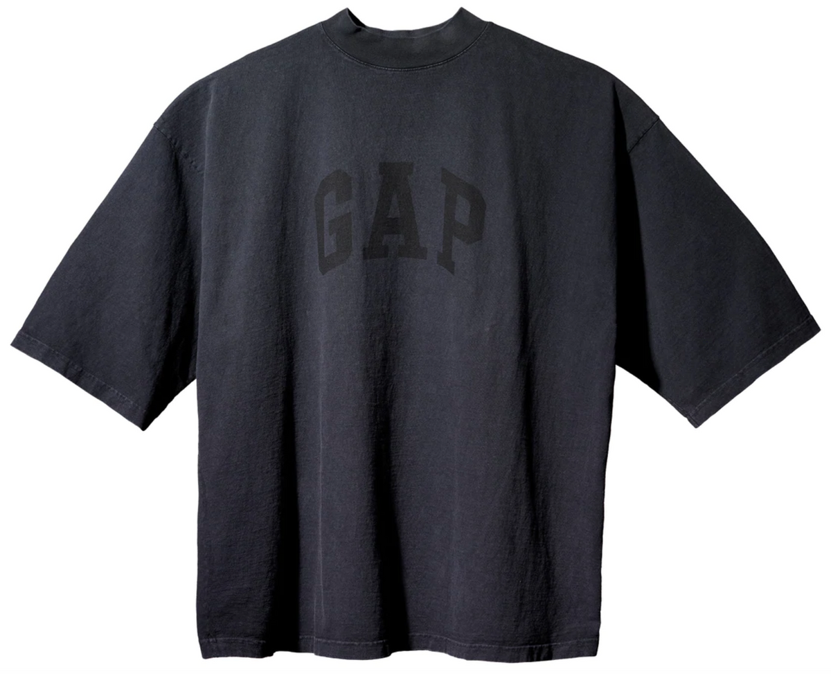 Yeezy × Balenciaga × GAP Dove 3/4 Sleeve Black T-Shirt