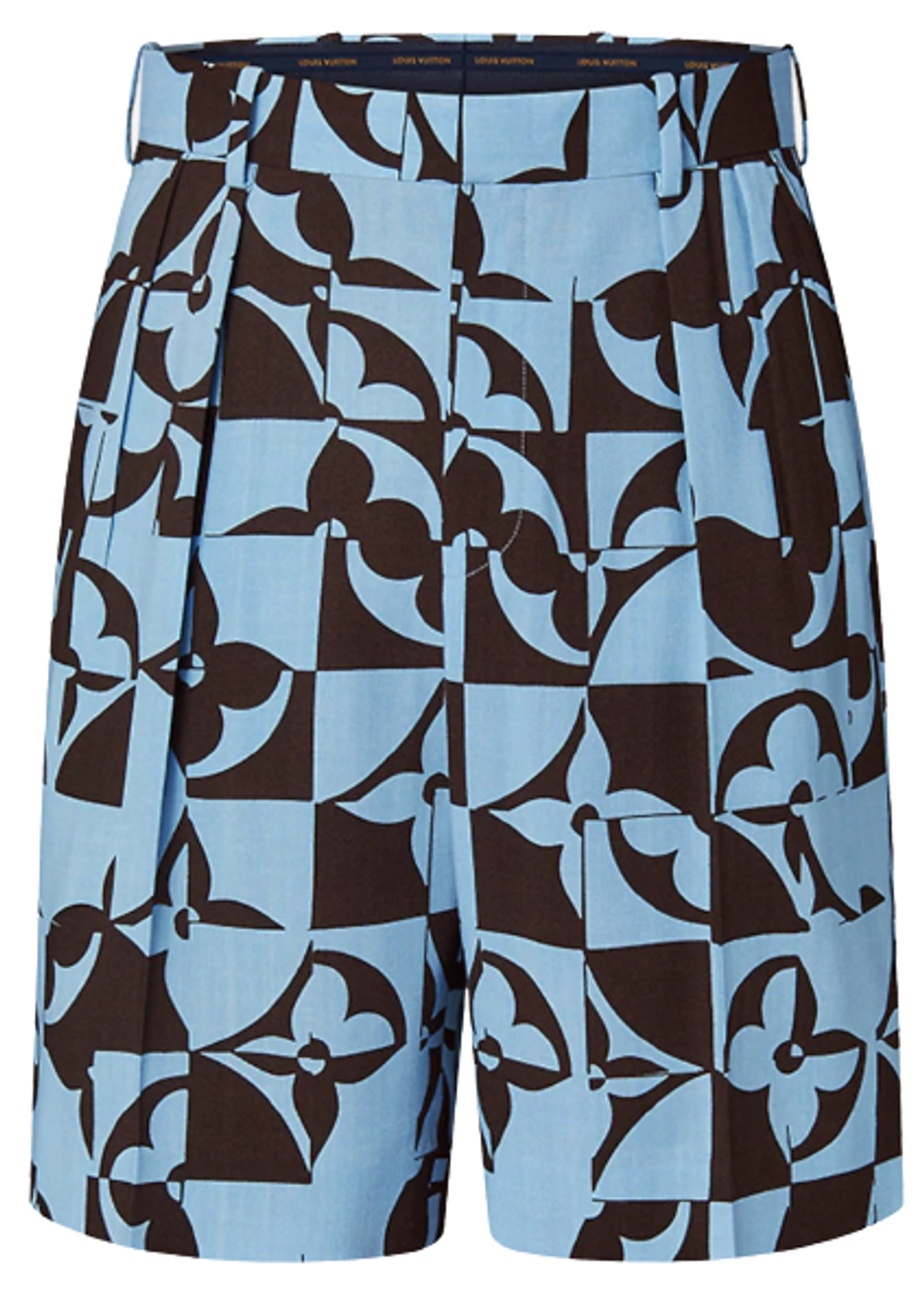 Louis Vuitton Monogram Flowers Pleated Shorts